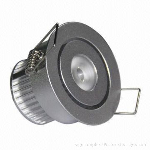 LED Downlight with 3W Power and 12V AC/DC Voltage, 45° Beam Angle